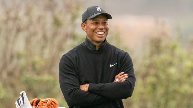 Tiger Woods plays the 2020 PGA Championship at Harding Park.